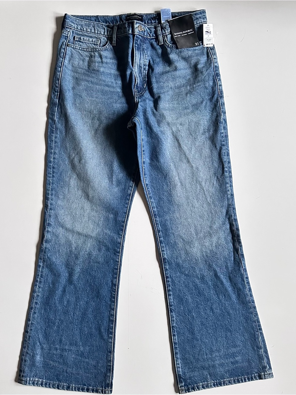 Banana Republic High-Rise Relaxed Bootcut Jeans Size 31